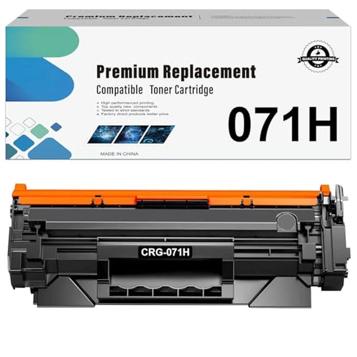 Aseker Compatible 071H CRG071H CRG-071H Toner Cartridge for Canon imageCLASS LBP122dw LBP122 LBP120 MF270 MF272dw MF273dw MF275dw Printers High Capacity 2500 Pages ( Black x 1 ) by ASEKER - Image 1