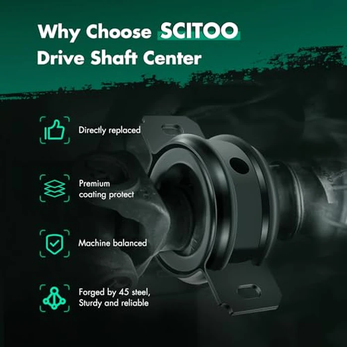 SCITOO Drive Shaft Center Support Bearing Fit For Ford For E-350 Super Duty 1999-2001 2005-2011 2013-2018,For Ford For F-350 1975-1997,For Ford For F-350 Super Duty 1999-2016 211359X HB88508A by SCITOO - Image 6