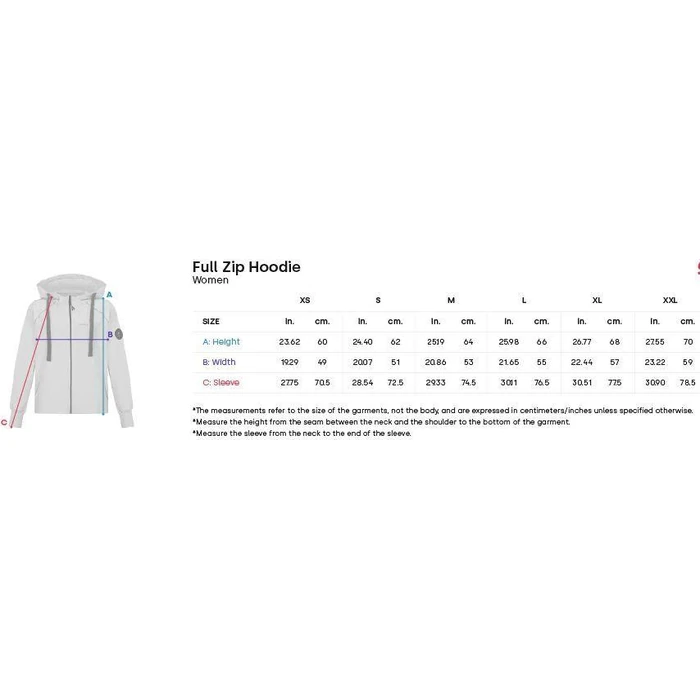 Hoseg Women's Full Zip Hoodie (S) - Barberry by Hoseg - Image 4