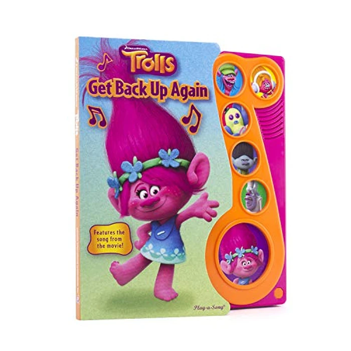 DreamWorks Trolls - Get Back Up Again Little Music Note Sound Book - Play-a-Song - PI Kids by Phoenix International Publications - Image 2