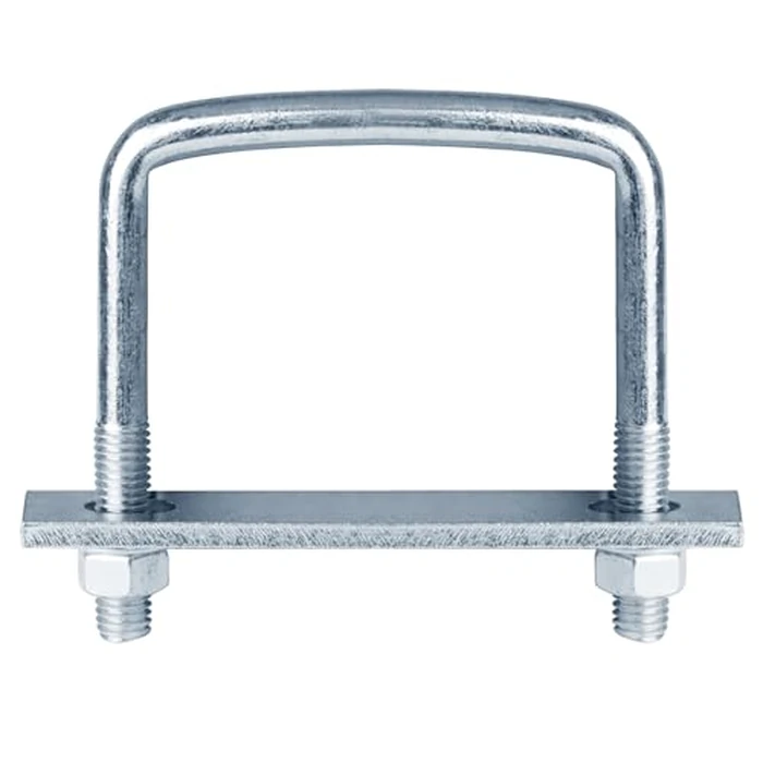 YIDU69Q 4 Pcs 4 Inch Wide Square U-Bolt for Trailer, 1/2" x 4" x 4-1/8", Electro-Galvanized Steel by YIDU69Q - Image 3