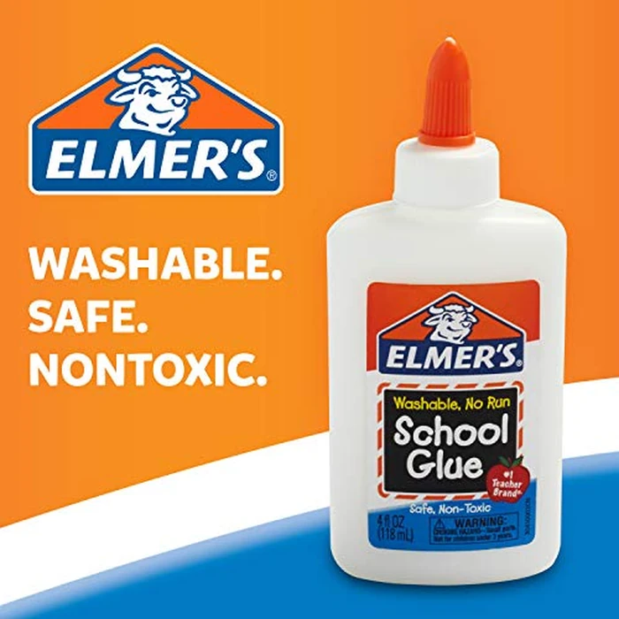 Elmer's Liquid School Glue, Slime & Craft, Safe and Non-Toxic, Washable, White, 4 Ounces Each, 12 Count - For Classroom, Home, Office, Teacher Supplies, #1 Teacher Brand by Elmer's - Image 5