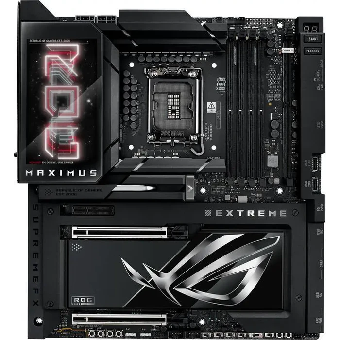 ASUS ROG MAXIMUS Z890 EXTREME Intel(R) Z890 LGA 1851 E-ATX motherboard, Advanced AI PC-ready, 24+2+1+2 stages, DDR5, WiFi7, 2.5G/10G LAN, PCIe(R) 5.0 M.2, by ASUS - Image 3