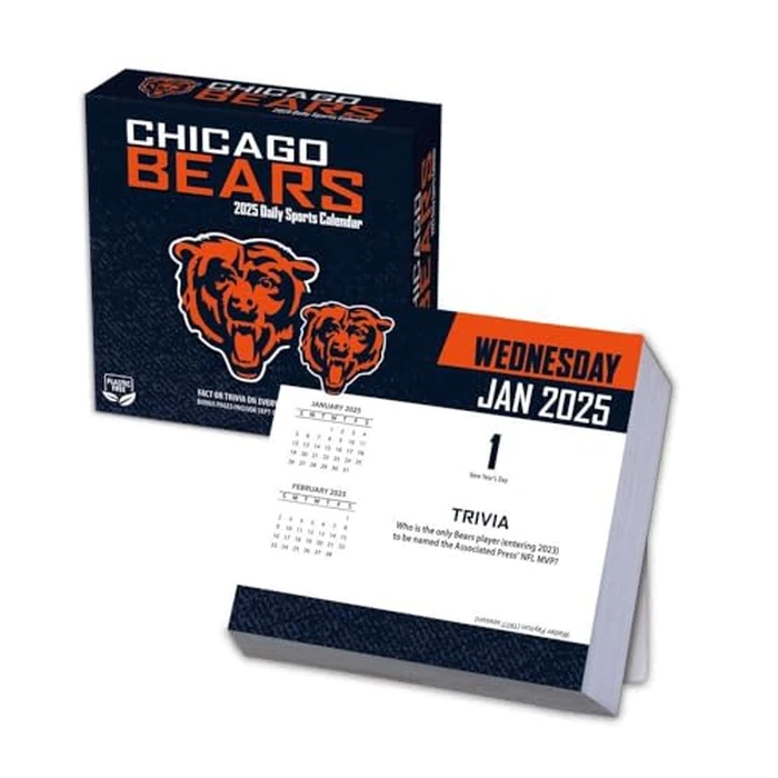 Turner Sports Chicago Bears 2025 Box Calendar (25998053033) by Turner Licensing - Image 1