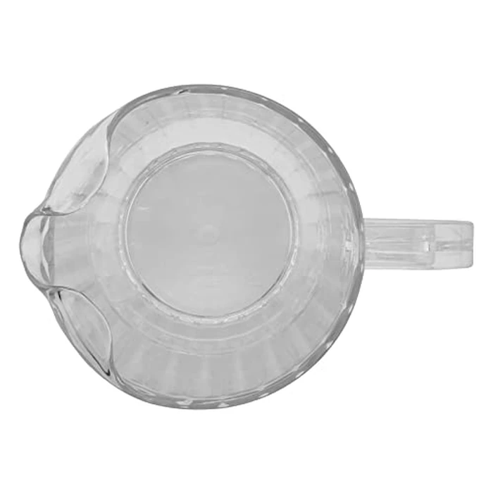 G.E.T. P-3032-1-CL BPA-Free Break-Resistant Restaurant Style Plastic Pitcher, 32 Ounce, Clear (Set of 12) by GET - Image 3