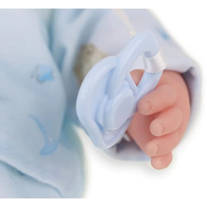 Twins 13" Realistic Soft Body Baby Dolls | JC Toys - Berenguer Boutique | Twins Gift Set with Removable Outfits and Accessories | Pink and Blue | Caucasian | Ages 2+ by JC Toys - Image 7