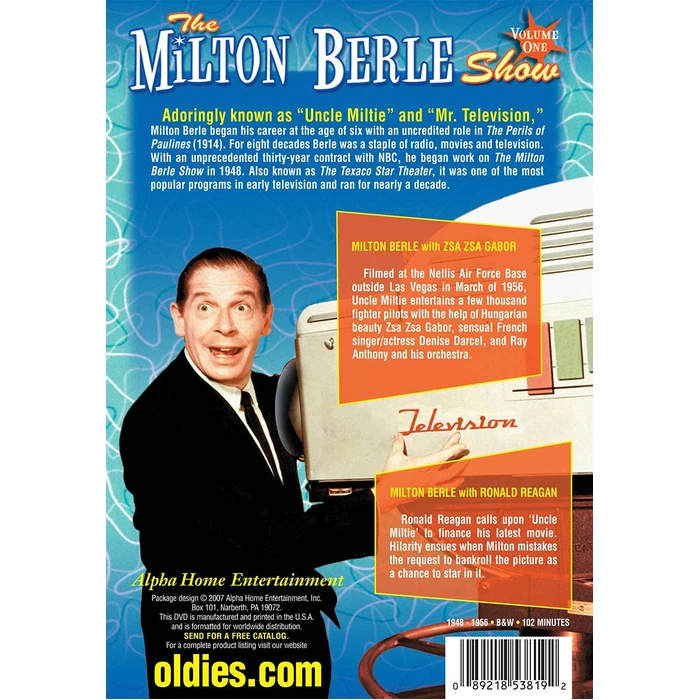 Milton Berle TV Show - Volume 1 [DVD] by Alpha Video - Image 2