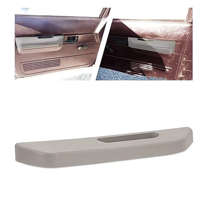 ECOTRIC Front Door Armrest Pads Left Gray Compatible with 1988-1994 Chevrolet GMC C/K Series C1500, C2500, C3500, K1500, K2500, K3500 - Replace for Part Number 15627855 by ECOTRIC - Used - Very Good condition