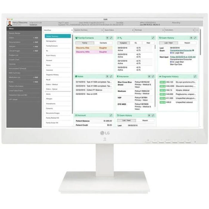 LG 24CN670IK6N Thin Client AIO Desktop Computer 23.8" - Intel Celeron J4105 1.5GHz - 16GB - White - 4GB RAM - 23.8 Inch by LG - Image 1