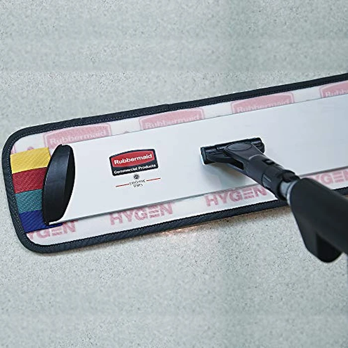 Rubbermaid Commercial Products HYGEN Microfiber Quick-Connect Mop Frame 17 inch Silver for Janitorial/Professional/Industrial Cleaners for Heavy-Duty Floor Cleaning/Mopping/Dusting by Rubbermaid Commercial Products - Image 2