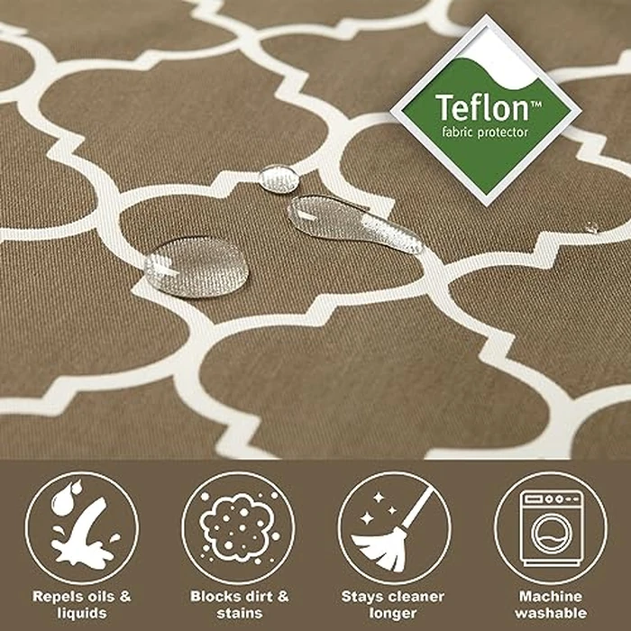 MidWest Homes for Pets Dog Crate Cover with Teflon Fabric Protector, Poly-Cotton Privacy Kennel Cover Fits Most 36-Inch Crates, Brown Designer Print, Washable, Reduces Barking by MidWest Homes for Pets - Image 4