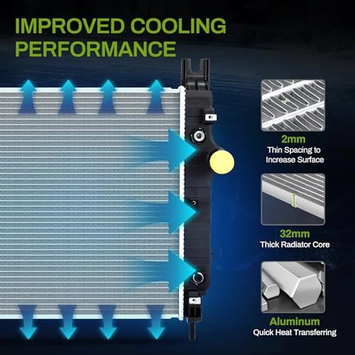 AUTOSAVER88 Radiator Compatible with 1988 1989 1990 1991-1995 Chevrolet GMC C/K Pickup C1500 C2500 C3500 K1500 K2500 K3500 4.3L 5.0L 5.7L V6 V8 W/O EOC by AUTOSAVER88 - Image 5