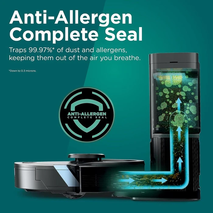 Shark RV2610WA Matrix Plus 2-in-1 Robot Vacuum and Mop with XL HEPA Self-Empty Base - Black by Shark - Image 3