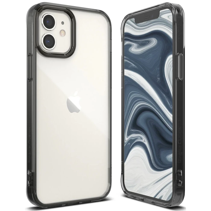 Ringke Fusion Phone Case for iPhone 12 mini - Smoke Black by Ringke - Image 1
