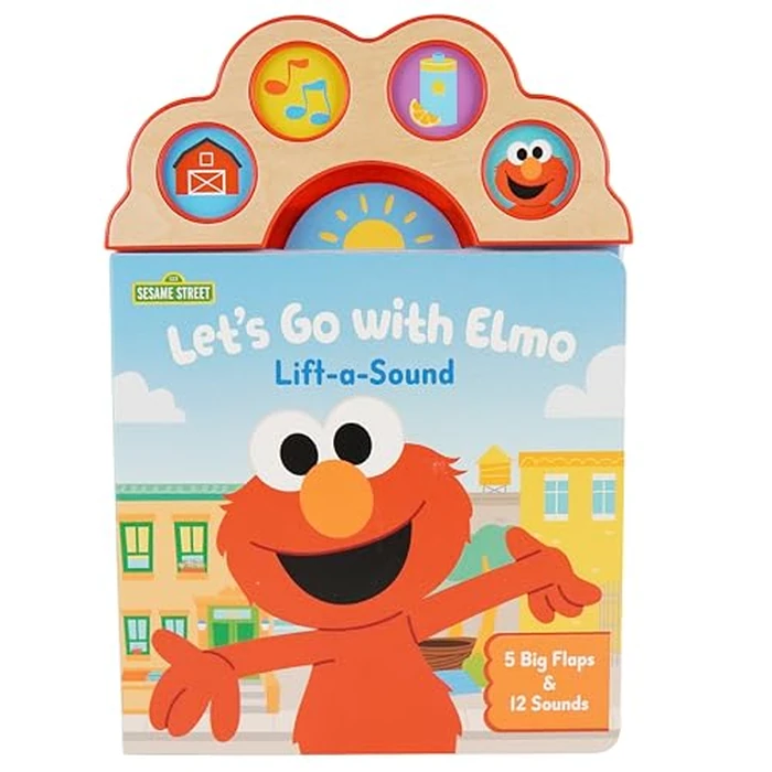 Let's Go With Elmo - A First Lift-a-Flap Sound Book for Babies and Toddlers by Cottage Door Press - Used - Acceptable condition - US$6.88