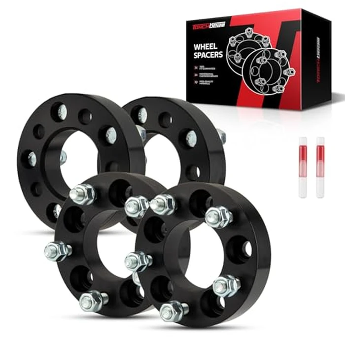 Torchbeam 5x108mm to 5x114.3mm Wheel Spacers 1.25 inch for C30 2008-2013, C70 1998-2004, C70 2006-2013, C-Max 2013-2018, Wheel Adapters 5 Lug M12x1.5 for 73.1mm Hub Bore by Torchbeam - Used - Acceptable condition - CA$75.11