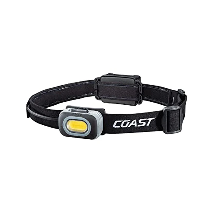 Coast RL10 560 Lumen Dual Color LED Headlamp with Flood and Spot Beams, Variable Light Control, C.O.B., Alkaline Dual Power, Non-Slip Band, 3 x AAA Included by Coast - Used - Like New condition - US$12.65