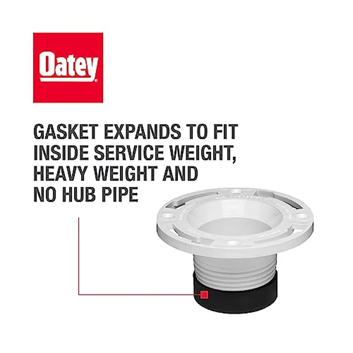 Oatey 4 in. PVC Twist-N-Set Closet Flange by Oatey - Image 4