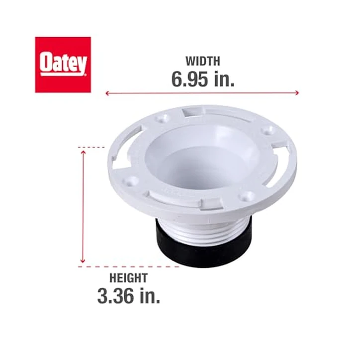 Oatey 4 in. PVC Twist-N-Set Closet Flange by Oatey - Image 5