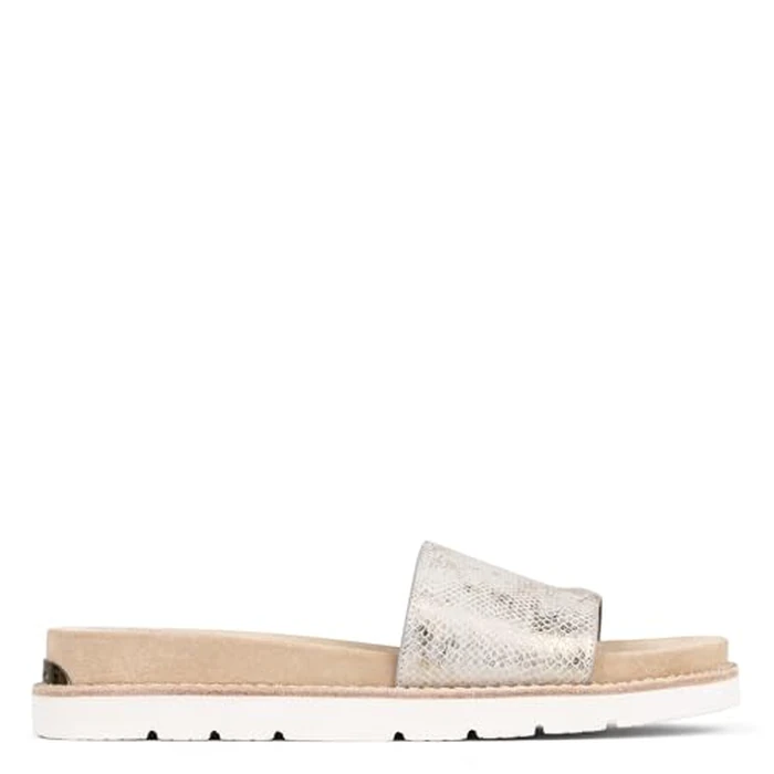 Donald Pliner Women's Joella Metallic Snake Print, Light Bronze 8.5 by Donald J Pliner - Image 6