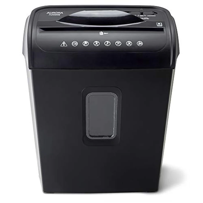 Aurora AU608MB High-Security 6-Sheet Micro-Cut Paper Credit Card Shredder with 3.5-Gallon Wastebasket, 4-Minute Continuous Running Time, Security Level P-4, Black by Aurora - Image 2