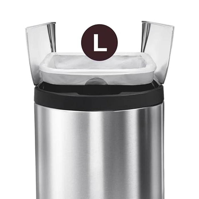 simplehuman Code L 200 Count, Dispenser Pack Custom Fit Liners, Drawstring Trash Bags, 18 Liter / 4.7 Gallon, White by simplehuman - Image 4