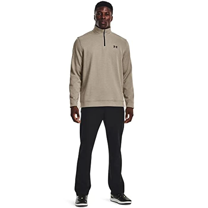 Under Armour Mens Storm SweaterFleece Quarter Zip, (200) Highland Buff / / Black, Small by Under Armour - Image 3