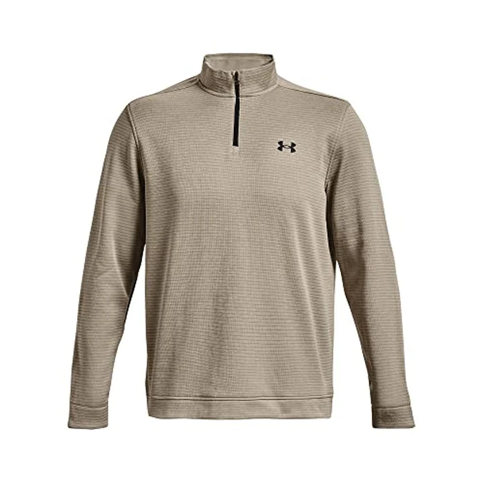 Under Armour Mens Storm SweaterFleece Quarter Zip, (200) Highland Buff / / Black, Small by Under Armour - Image 4