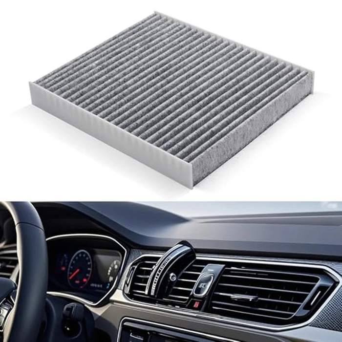 CF10743 Cabin Air Filter, Cabin Air Filter Compatible with Infiniti EX35/EX37/FX35/FX37/FX50/G25/G35/G37/M35/M45/Q40/Q45/Q50/Q60, Nissan Armada/Frontier/GT-R/Titan, C/V Grand Caravan Routan by Arbriaty - Used - Acceptable condition