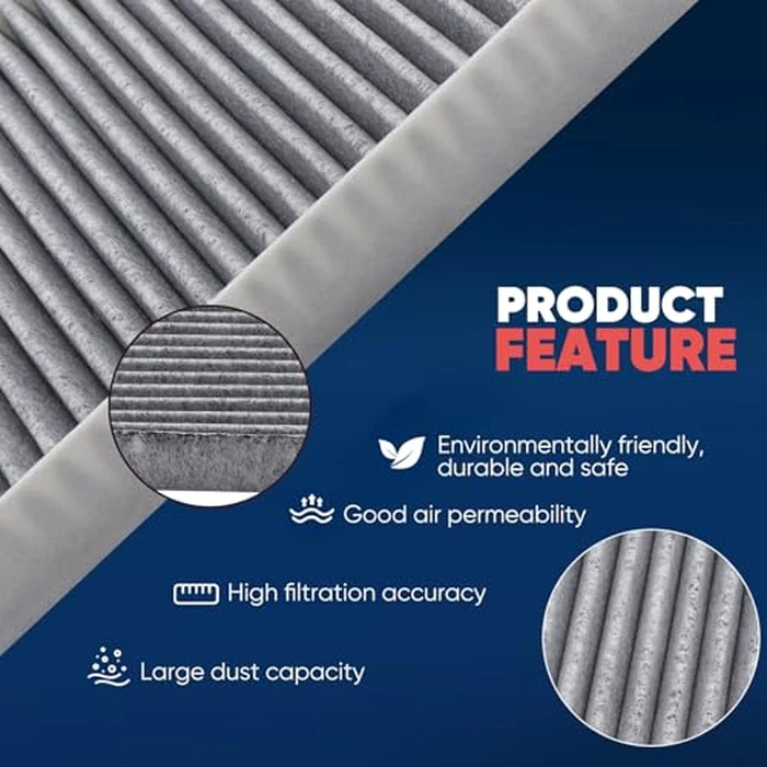 CF10743 Cabin Air Filter, Cabin Air Filter Compatible with Infiniti EX35/EX37/FX35/FX37/FX50/G25/G35/G37/M35/M45/Q40/Q45/Q50/Q60, Nissan Armada/Frontier/GT-R/Titan, C/V Grand Caravan Routan by Arbriaty - Image 4
