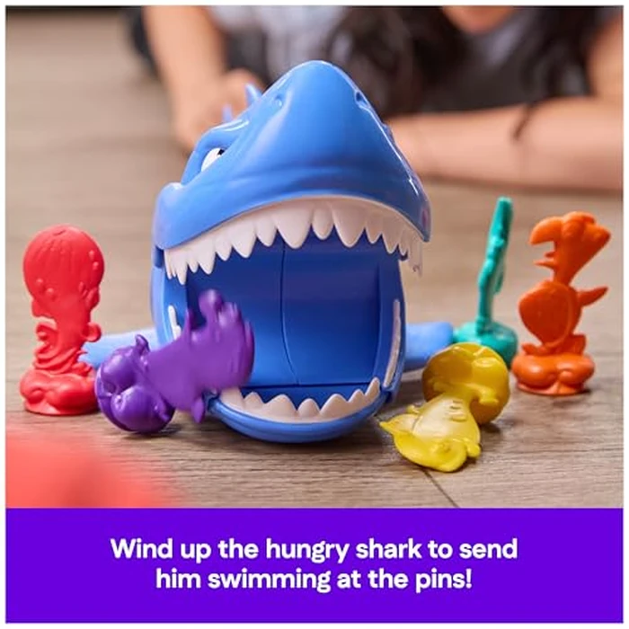 Spin Master Games, Shark Strike, Bowling Game with Wind-Up Jaw-Chomping Action, Easy Activity Toy for Preschoolers, Fun for Kids & Family, 2-4 Players, for Ages 5 & Up by Spin Master Games - Image 4