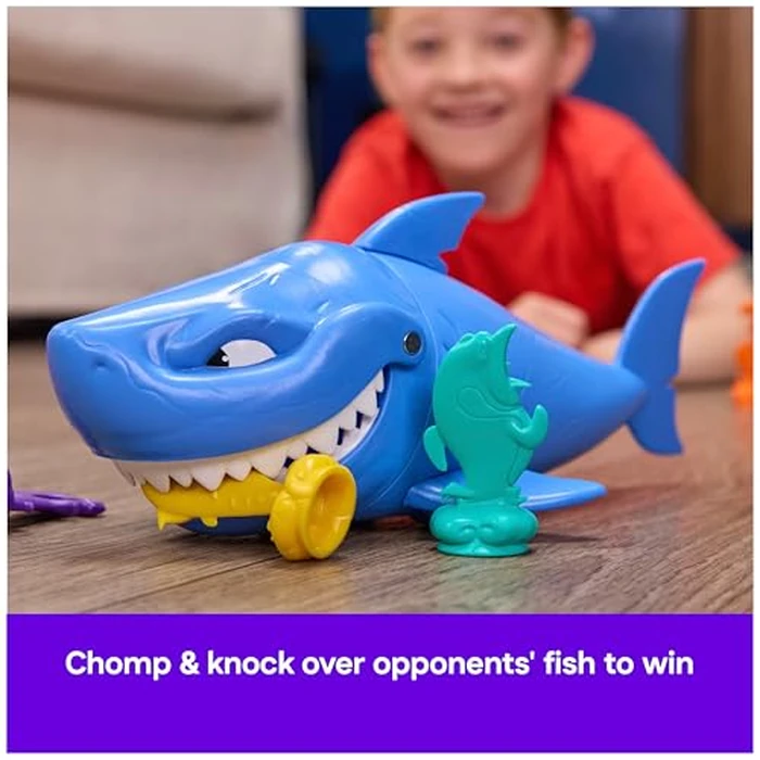 Spin Master Games, Shark Strike, Bowling Game with Wind-Up Jaw-Chomping Action, Easy Activity Toy for Preschoolers, Fun for Kids & Family, 2-4 Players, for Ages 5 & Up by Spin Master Games - Image 5