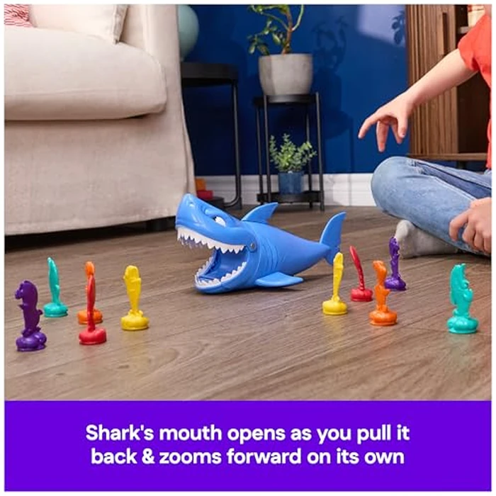 Spin Master Games, Shark Strike, Bowling Game with Wind-Up Jaw-Chomping Action, Easy Activity Toy for Preschoolers, Fun for Kids & Family, 2-4 Players, for Ages 5 & Up by Spin Master Games - Image 6