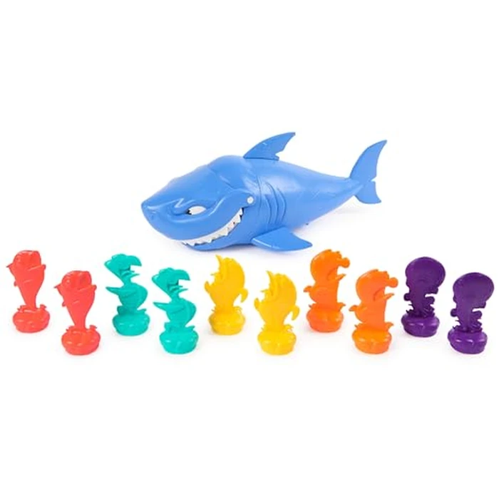Spin Master Games, Shark Strike, Bowling Game with Wind-Up Jaw-Chomping Action, Easy Activity Toy for Preschoolers, Fun for Kids & Family, 2-4 Players, for Ages 5 & Up by Spin Master Games - Image 7