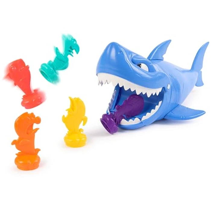 Spin Master Games, Shark Strike, Bowling Game with Wind-Up Jaw-Chomping Action, Easy Activity Toy for Preschoolers, Fun for Kids & Family, 2-4 Players, for Ages 5 & Up by Spin Master Games - Image 8