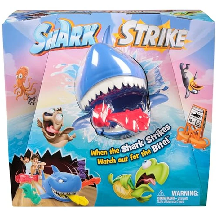 Spin Master Games, Shark Strike, Bowling Game with Wind-Up Jaw-Chomping Action, Easy Activity Toy for Preschoolers, Fun for Kids & Family, 2-4 Players, for Ages 5 & Up by Spin Master Games - Image 9
