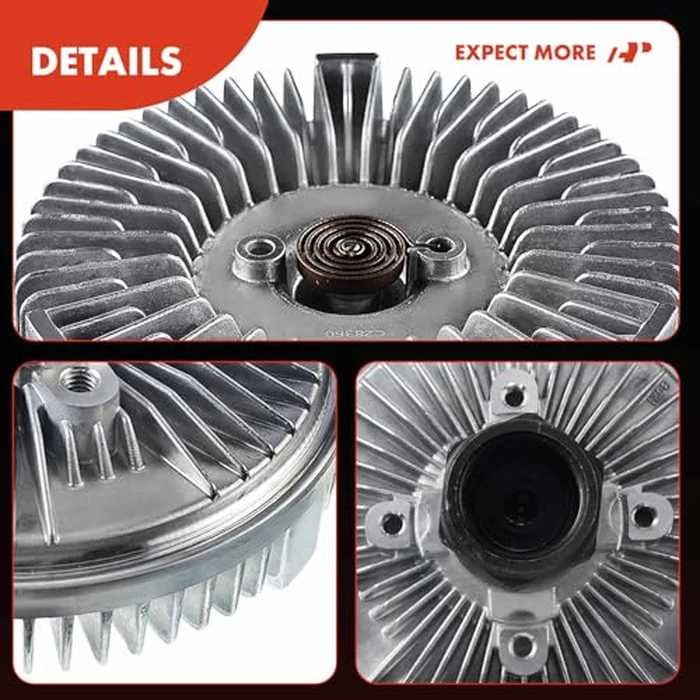 A-Premium Engine Cooling Fan Clutch Compatible with Ford F-150 1999-2000, F-450, F-250 F-350 F-450 F-550 Super Duty, F53, E-350 Club Wagon & More, 5.4L 6.8L, Reverse Rotation, Counter Clockwise by A-Premium - Image 7