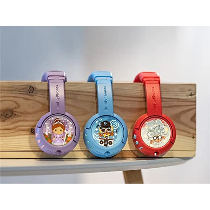 Made for Amazon Bluetooth Kids Headphones Age (3-7) | Red by ONANOFF - Image 4