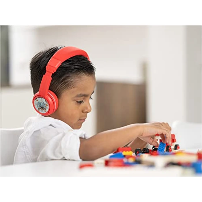 Made for Amazon Bluetooth Kids Headphones Age (3-7) | Red by ONANOFF - Image 5