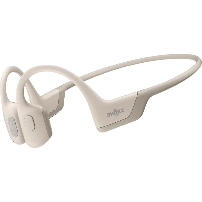 Shokz OpenRun Pro Mini Bone Conduction Sport Headphones - Beige by Shokz - Image 1