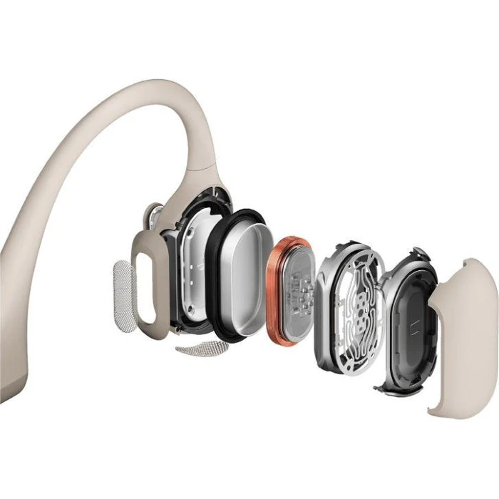 Shokz OpenRun Pro Mini Bone Conduction Sport Headphones - Beige by Shokz - Image 5