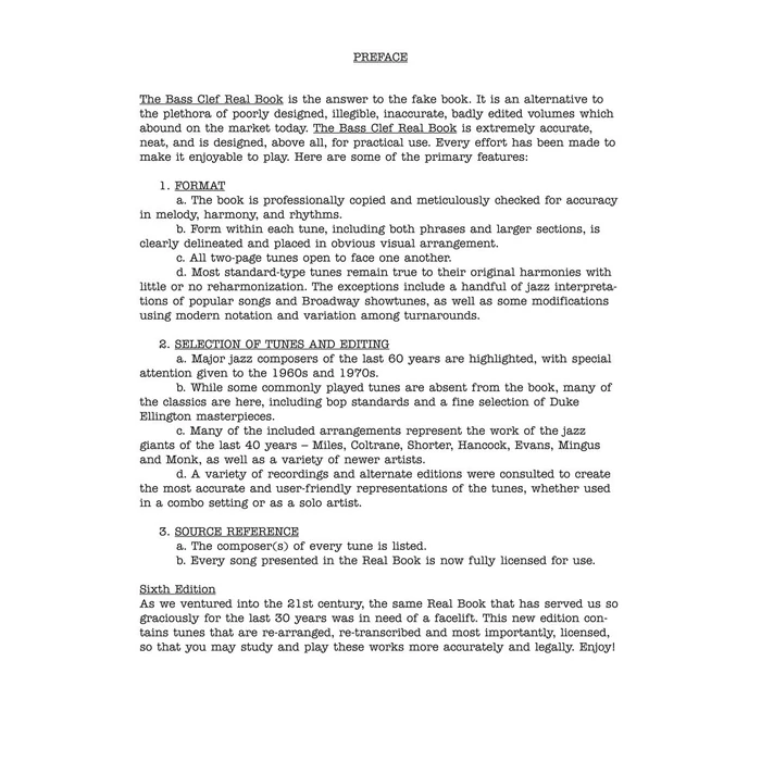 The Real Book: Volume I Sixth Edition | Bass Clef Sheet Music Songbook for Trombone Tuba Bassoon Cello and More | 400 Jazz Standards Fake Book for Students Teachers and Professional Musicians by Hal Leonard - Image 2