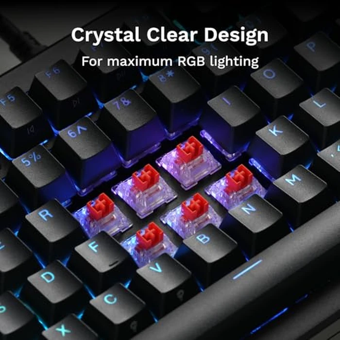 Glorious Gaming - Fox Linear Magnetic Hall Effect Switches (36PCS) for Mechanical Gaming Keyboards, Silent Red Switches for Gaming, Magnetic Switches for HE Hotswap Keyboards, RGB for Backlit Keyboard by GLORIOUS - Image 4