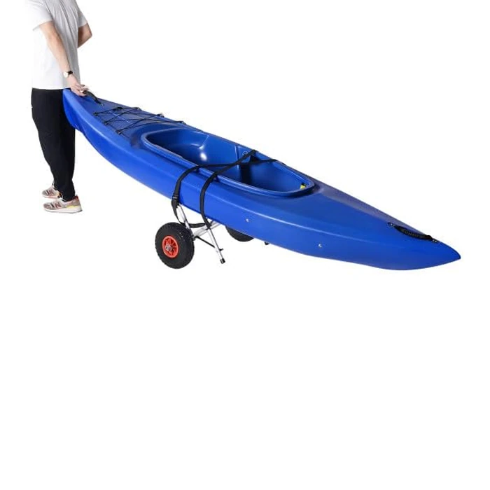Kayak Cart - Canoe Dolly with Airless Tires, Aluminum Frame, and 140lb Capacity for Transporting Jon Boats, Paddleboards, SUP by Rad Sportz (White) by RAD Sportz - Image 5