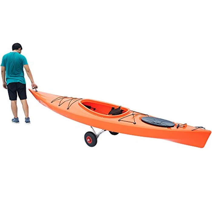 Kayak Cart - Canoe Dolly with Airless Tires, Aluminum Frame, and 140lb Capacity for Transporting Jon Boats, Paddleboards, SUP by Rad Sportz (White) by RAD Sportz - Image 8
