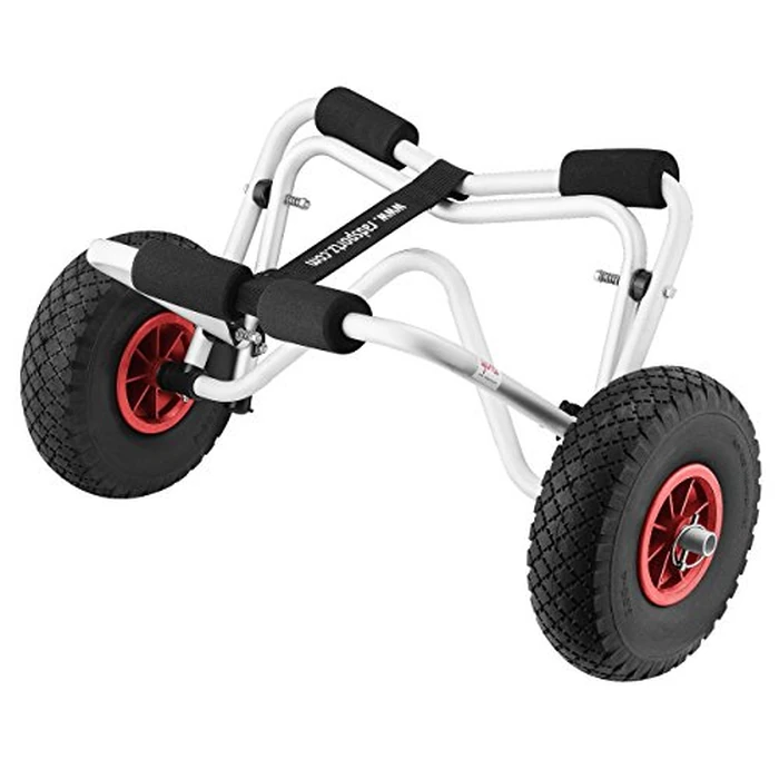 Kayak Cart - Canoe Dolly with Airless Tires, Aluminum Frame, and 140lb Capacity for Transporting Jon Boats, Paddleboards, SUP by Rad Sportz (White) by RAD Sportz - Image 9