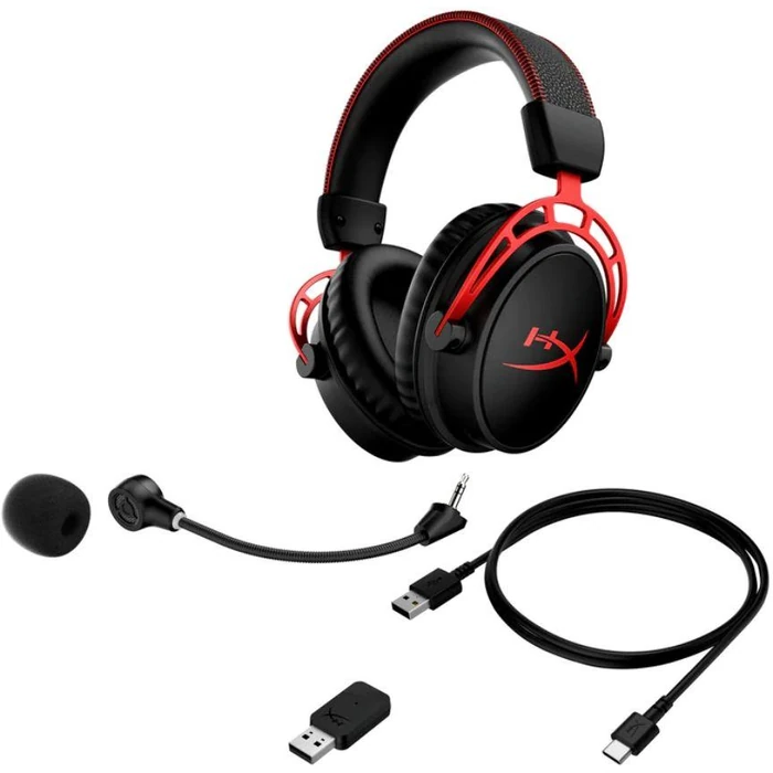 HyperX Cloud Alpha Wireless Gaming Headset - Black/Red by HyperX - Image 6