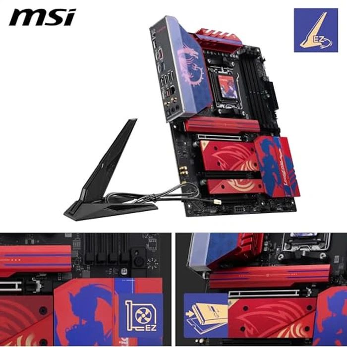 MSI B850 MLG Edition Motherboard, ATX - Supports AMD Ryzen 9000/8000/7000 Processors, AM5 - DDR5 Memory Boost 8400+ MT/s (OC), PCIe 5.0 x16 & 4.0 x16, M.2 Gen5, Wi-Fi 7, 5G LAN by MSI - Image 3