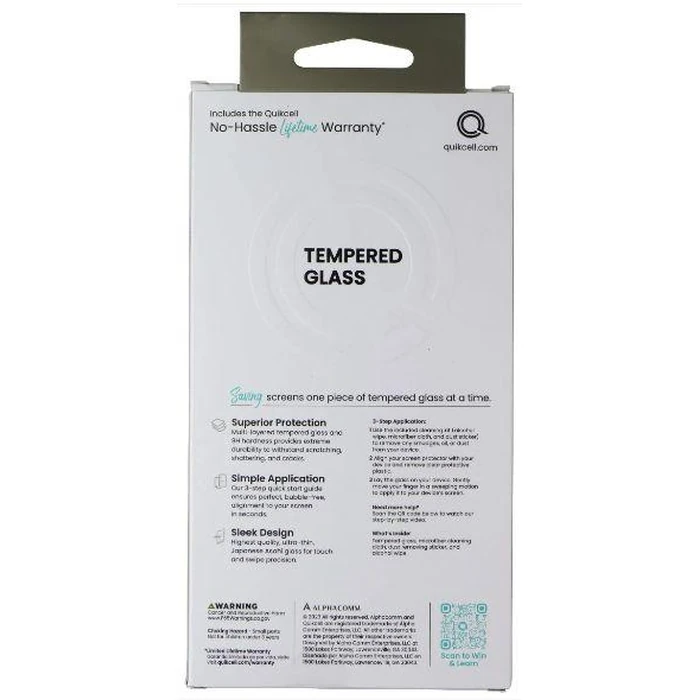 Quikcell Tempered Glass Screen Protector for iPhone 15 Plus - Clear by Quikcell - Image 2