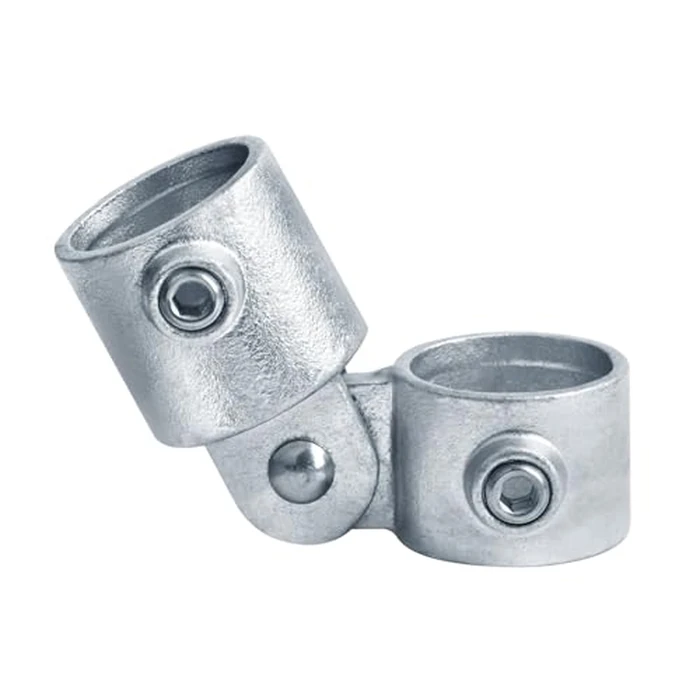 eoere 4 PCS Single Swivel Socket Structural Pipe Fitting, Fits 1" Nominal Galvanized Pipe (Actual O.D. 1.315"), Malleable Iron by eoere - Image 1